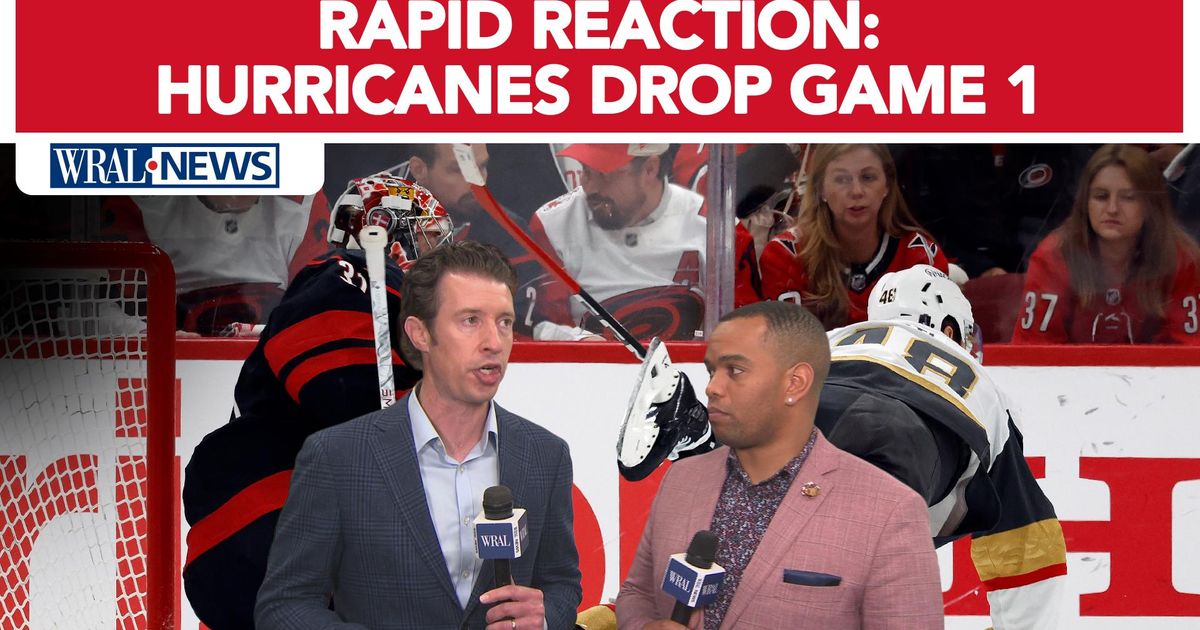 Fast start, bad finish, too many mistakes for Canes in Stanley Cup Final Game 1 loss