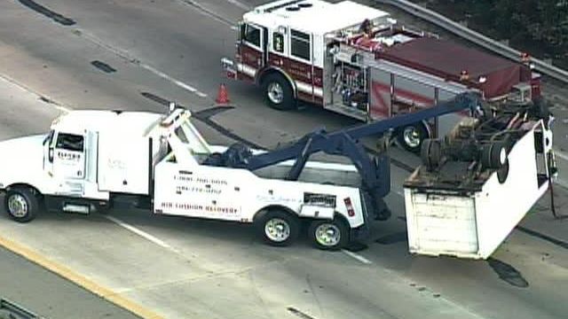 Truck Removed After I-40/440 Accident