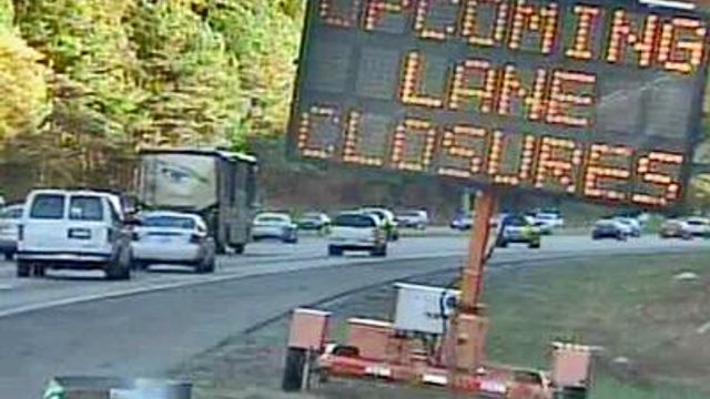 Road Work Leads to Weekend I-40 Lane Closures