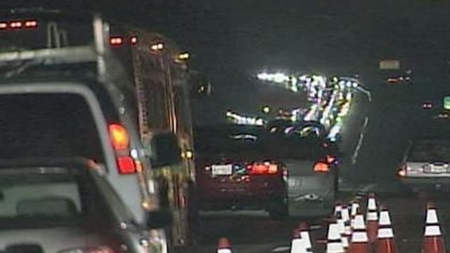 Five-vehicle crash in Raleigh snarls traffic