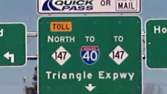Officials say NC's first toll road won't be its last