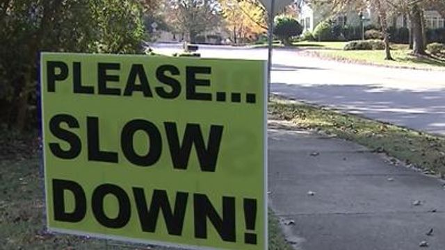 Residents resist Raleigh's efforts to slow drivers 
