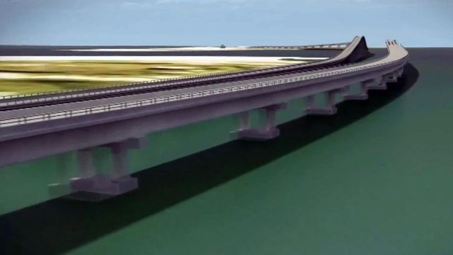 Parallel bridge along Outer Banks at heart of fight
