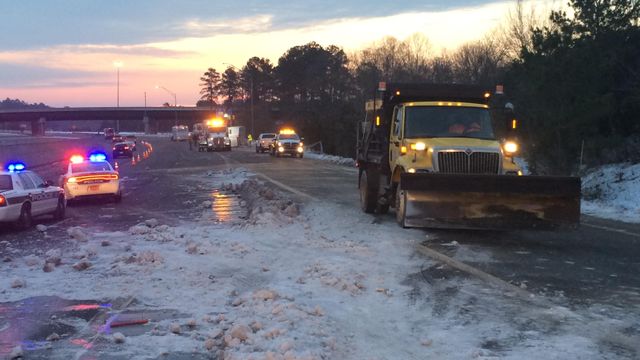 Raw: DOT clears Cole Mill Road ramp