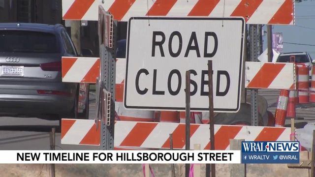 Hillsborough Street project completion pushed to 2018