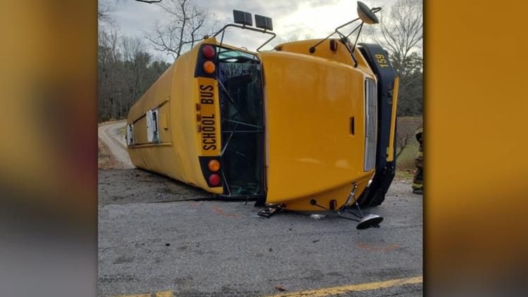 Woman charged with DWI after 13 students hurt in rollover school bus ...