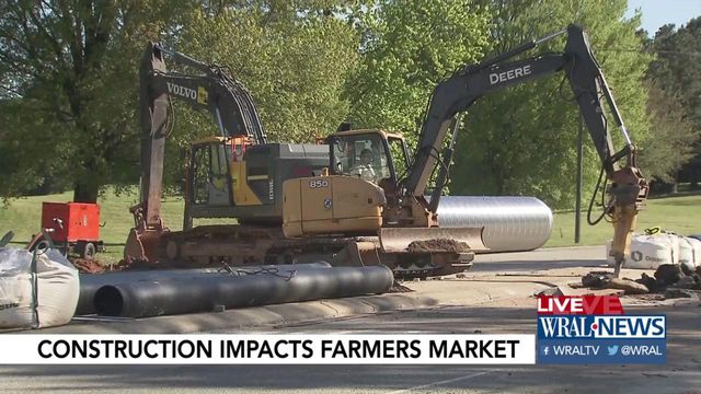 Construction impacts Farmers Market shoppers