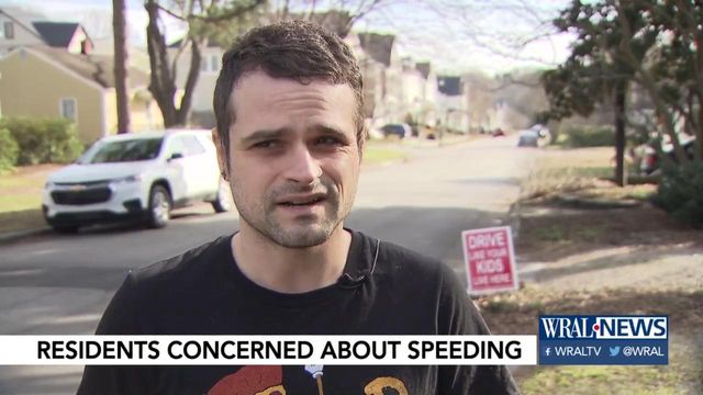 Raleigh neighborhood concerned about speeding