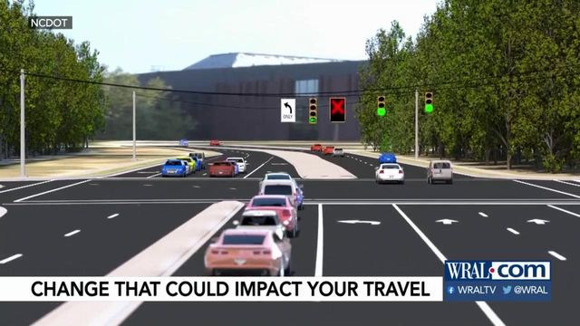 NCDOT to install first dynamic left turns in Triangle