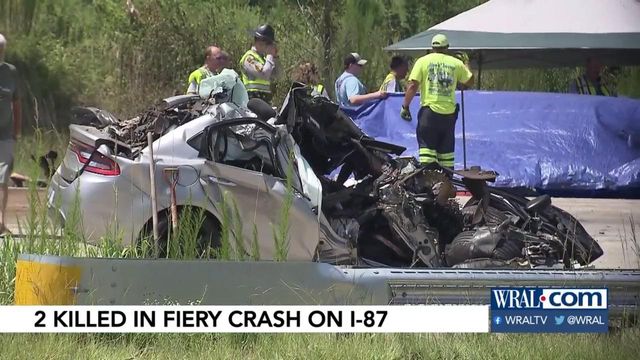 Head-on collision on I-87 east of Raleigh kills three