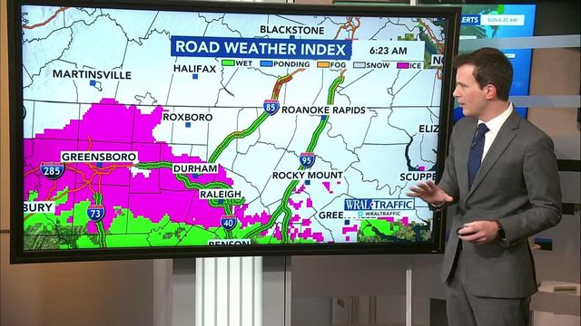 Road weather index: Glimpse at road conditions across the state