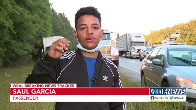 Motorists share first-hand account of 30-car accident on I-540