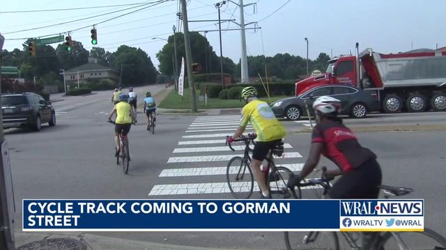 Cycle track coming to Gorman Street 