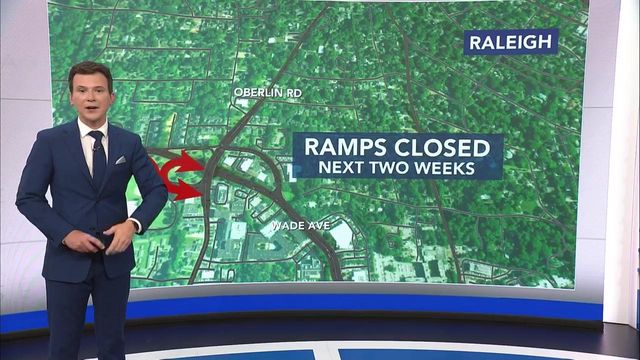 Wade Avenue ramps closed through mid-September