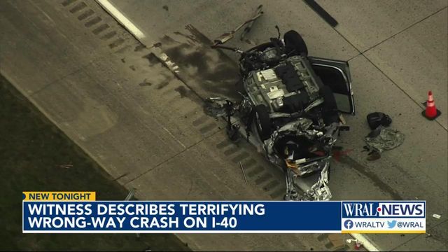 Witness describes terrifying wrong-way crash on I-40 near Benson