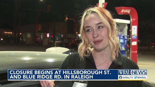 Hillsborough Street at Blue Ridge Road closing for months-long project