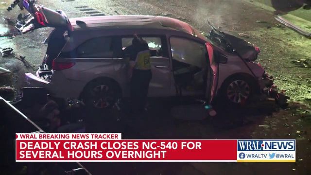 Deadly crash closes NC 540 for several hours overnight