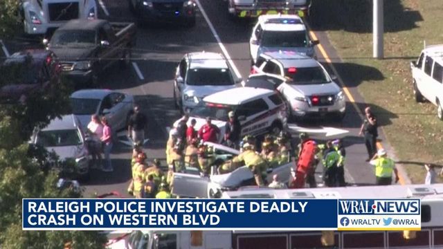 1 dies in Western Blvd. crash near NC State