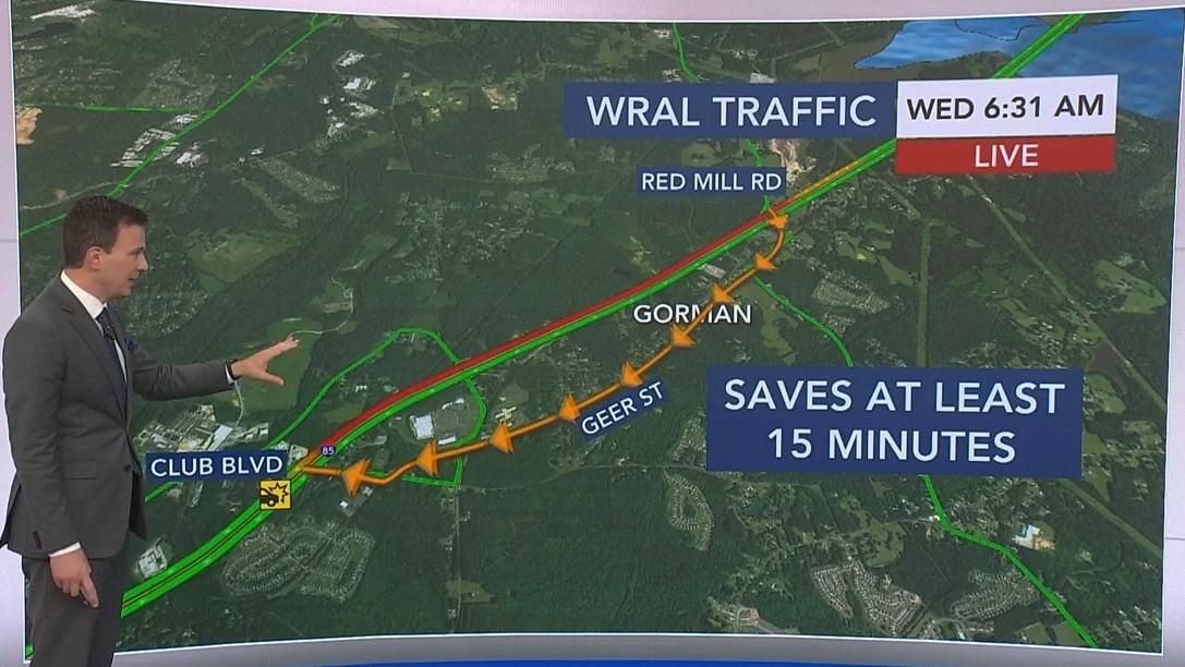 Crash causes heavy delays on I85 in Durham during morning commute
