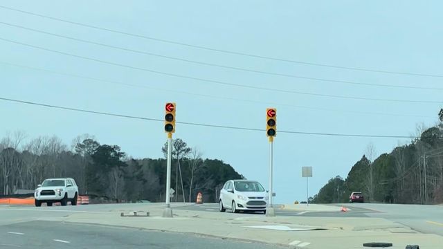 New traffic signal installed at high-risk intersection of US-64 