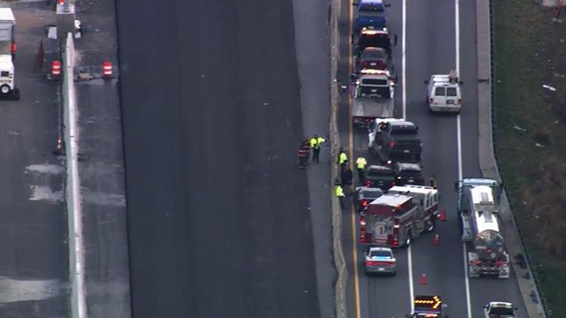 Heavy delays along I-40 W during morning commute