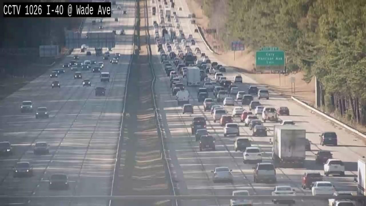 I-40 back open after crash shut it down near Wade Avenue
