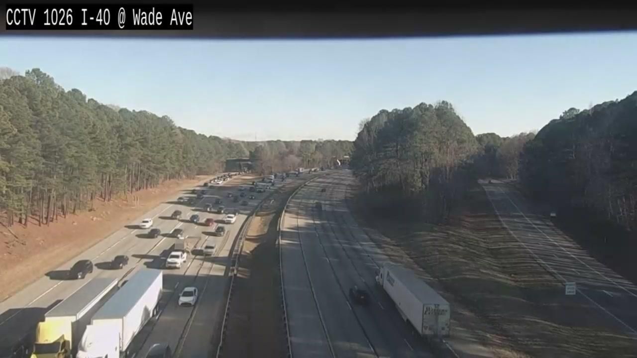 I-40 crash east of Cary