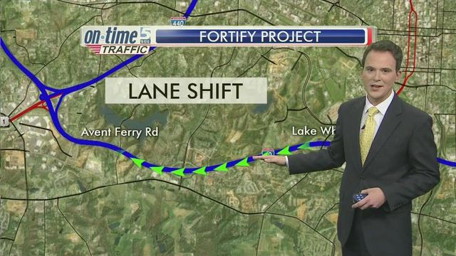 Drivers get access to new lanes on I-40 in Raleigh