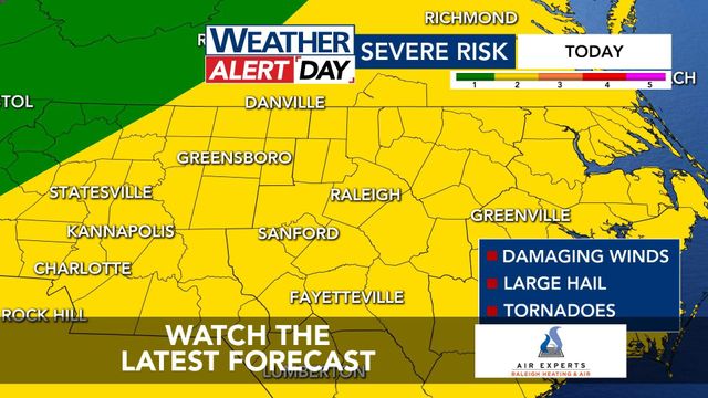 WRAL WeatherCenter Forecast