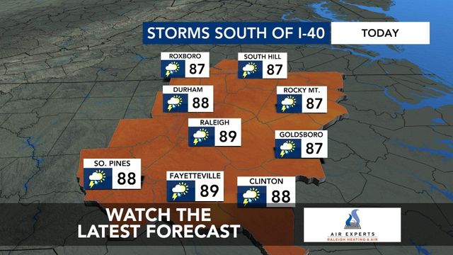 WRAL WeatherCenter Forecast