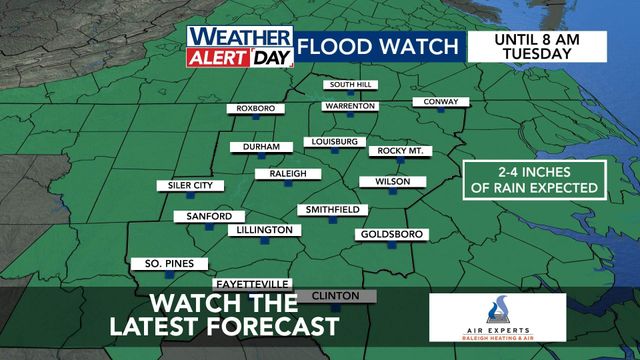 WRAL WeatherCenter Forecast