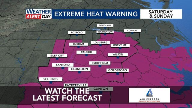 WRAL WeatherCenter Forecast