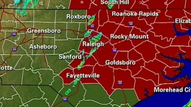 Second round of strong storms possible