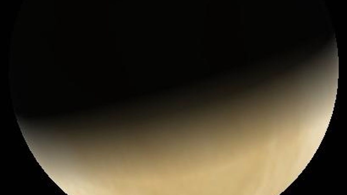 Close-up view of Venus on Jan. 31, 2009. (Image courtesy of Stellarium)