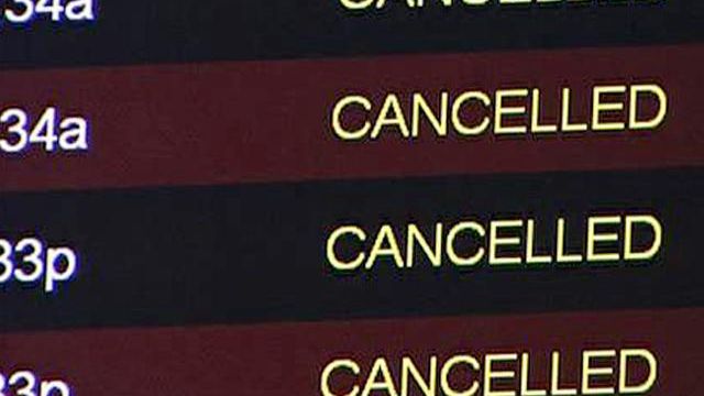 RDU travelers struggle with canceled flights