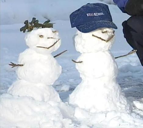 Snow-meteorologist and bride