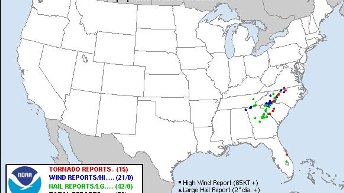 Storm reports 28 Mar 10