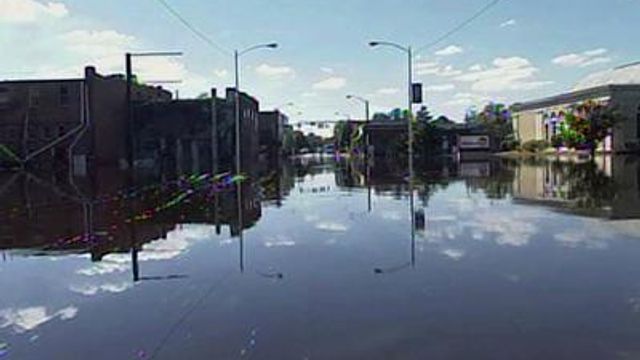 Flood waters begin to recede in Windsor 