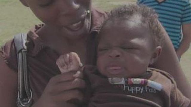 Dunn baby survives tornado