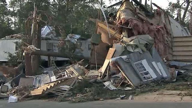 Raleigh mobile home park residents get first look at damage