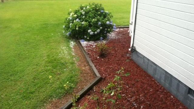 Viewer video: Hail storm in Dunn, NC