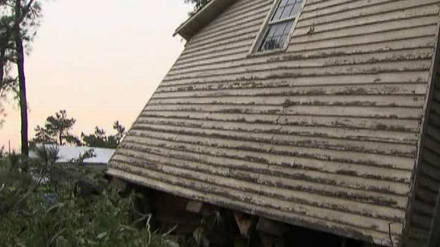 Storm victims count blessings after close calls in Nash County