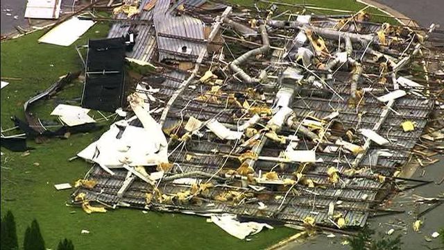 Sky 5: Storm damage in Beaufort County