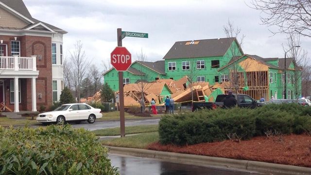 Viewer video: Brier Creek building collapse