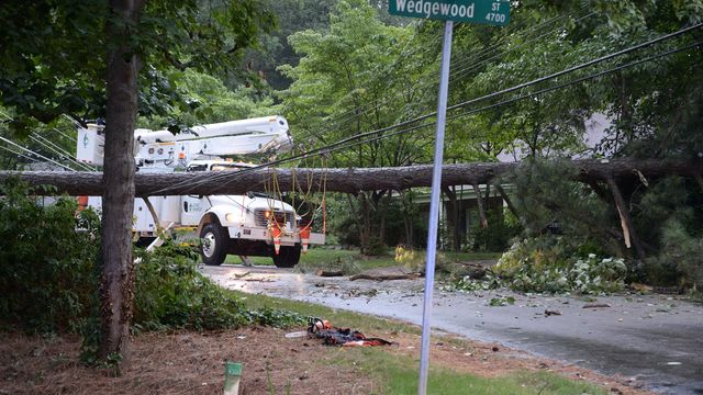 Storms cause damage across Wake County