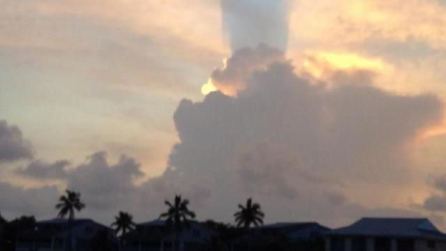 Sanibel Island cloud shadows