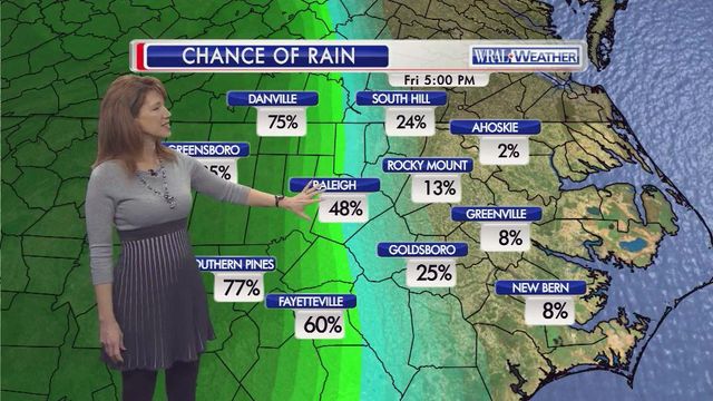 Gardner: Dress warmly, prep for rain on Friday