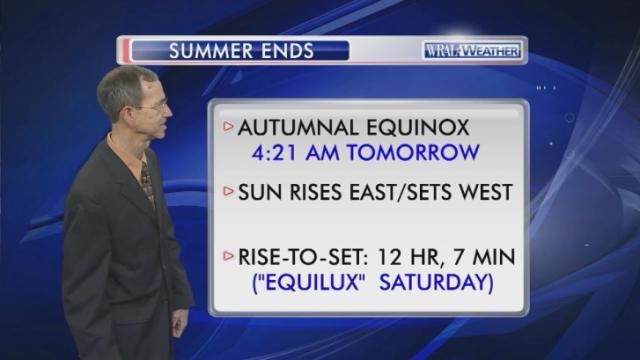 Autumn officially begins with equinox