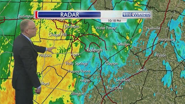 Rain to continue through weekend in Triangle