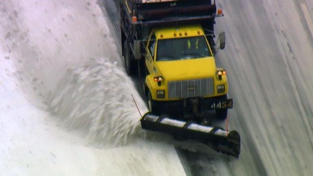 Sky 5: DOT crews work to clear highways